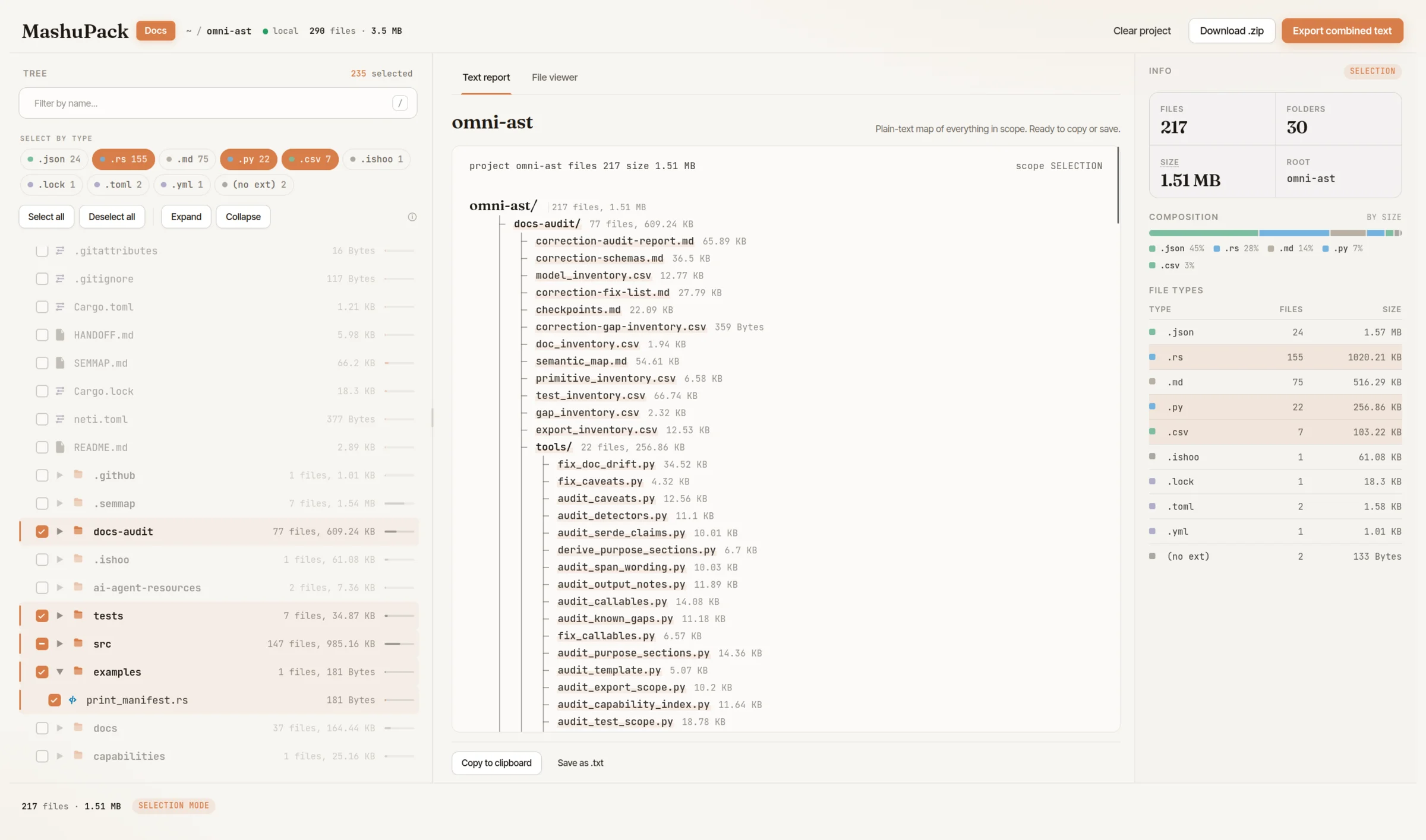 MashuPack screenshot